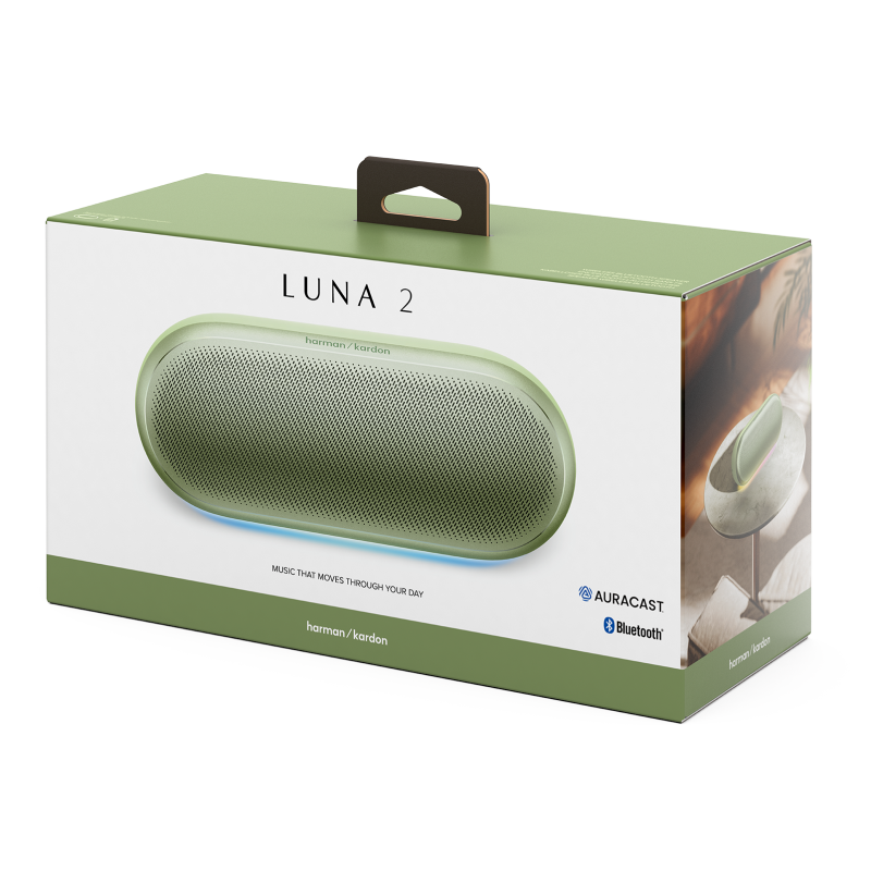 ALTAVOZ INALÁMBRICO HARMAN KARDON LUNA2 CON BLUETOOTH RESISTENTE AL AGUA COLOR ICE MINT HKLUNA2